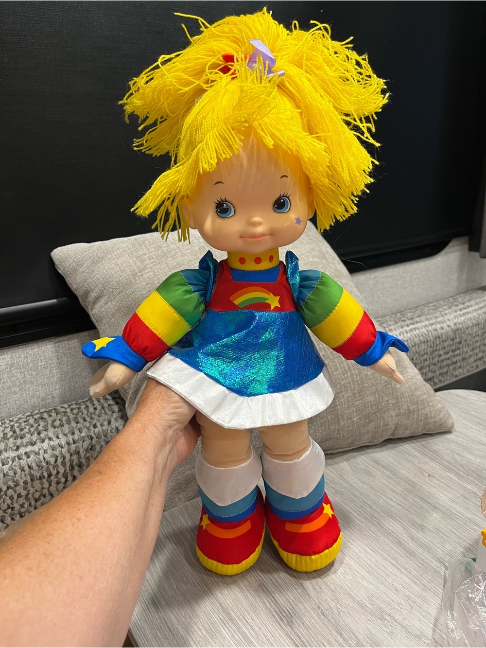 Hallmark Rainbow Brite Doll Rainbow Color Kids Blonde Yellow 2016